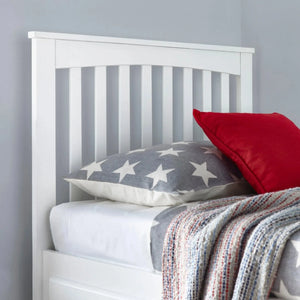 Quest White Wooden 3 Drawer Bed