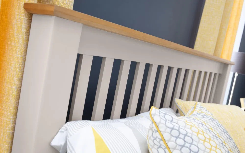 Ashbury Solid Oak Double Bed - Hover