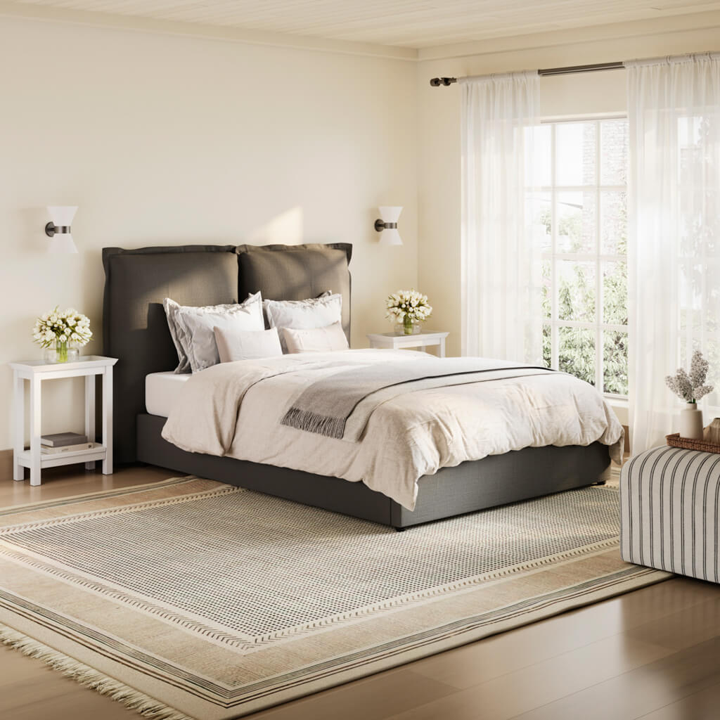 Relax Pillow Headboard Bed