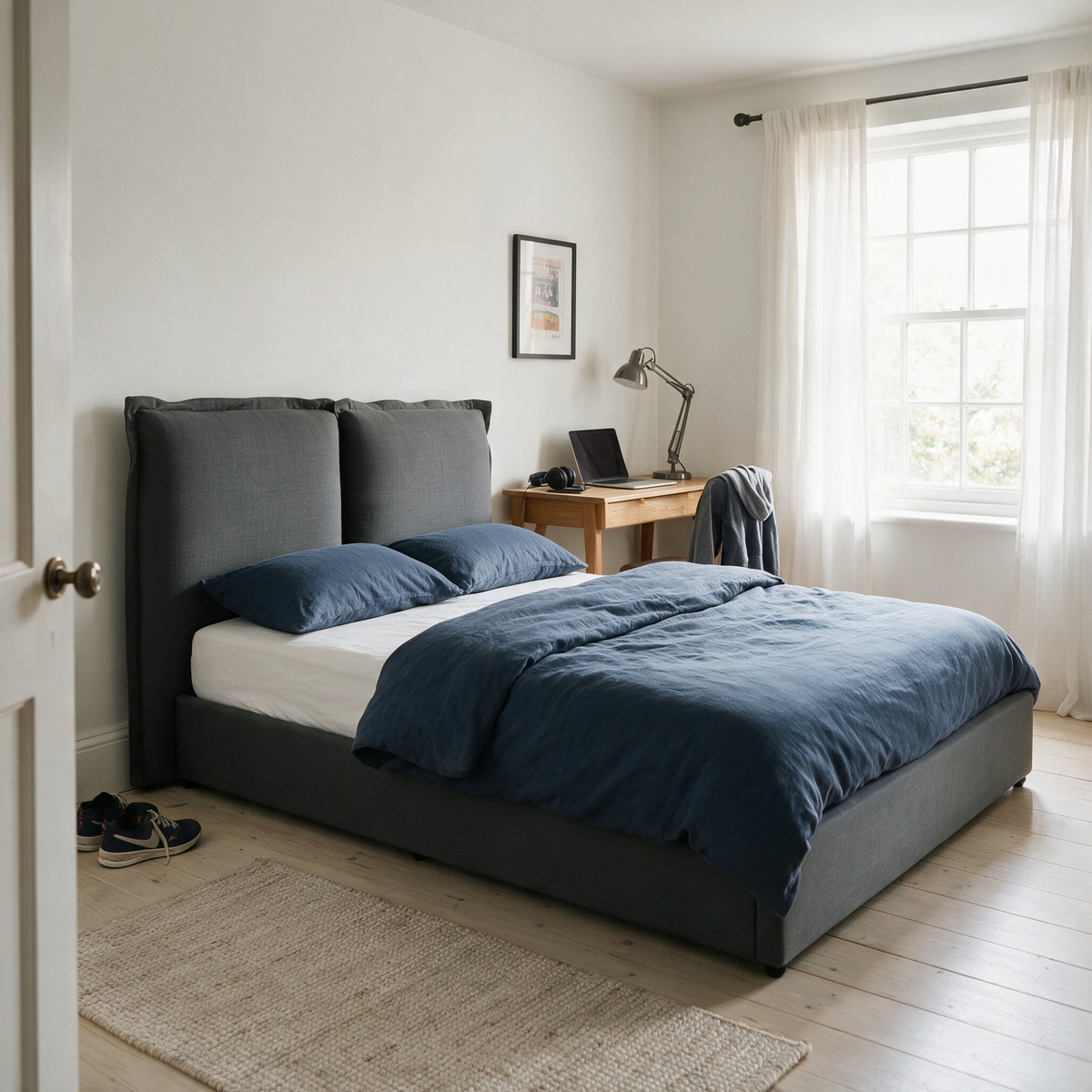 Relax Pillow Headboard Bed