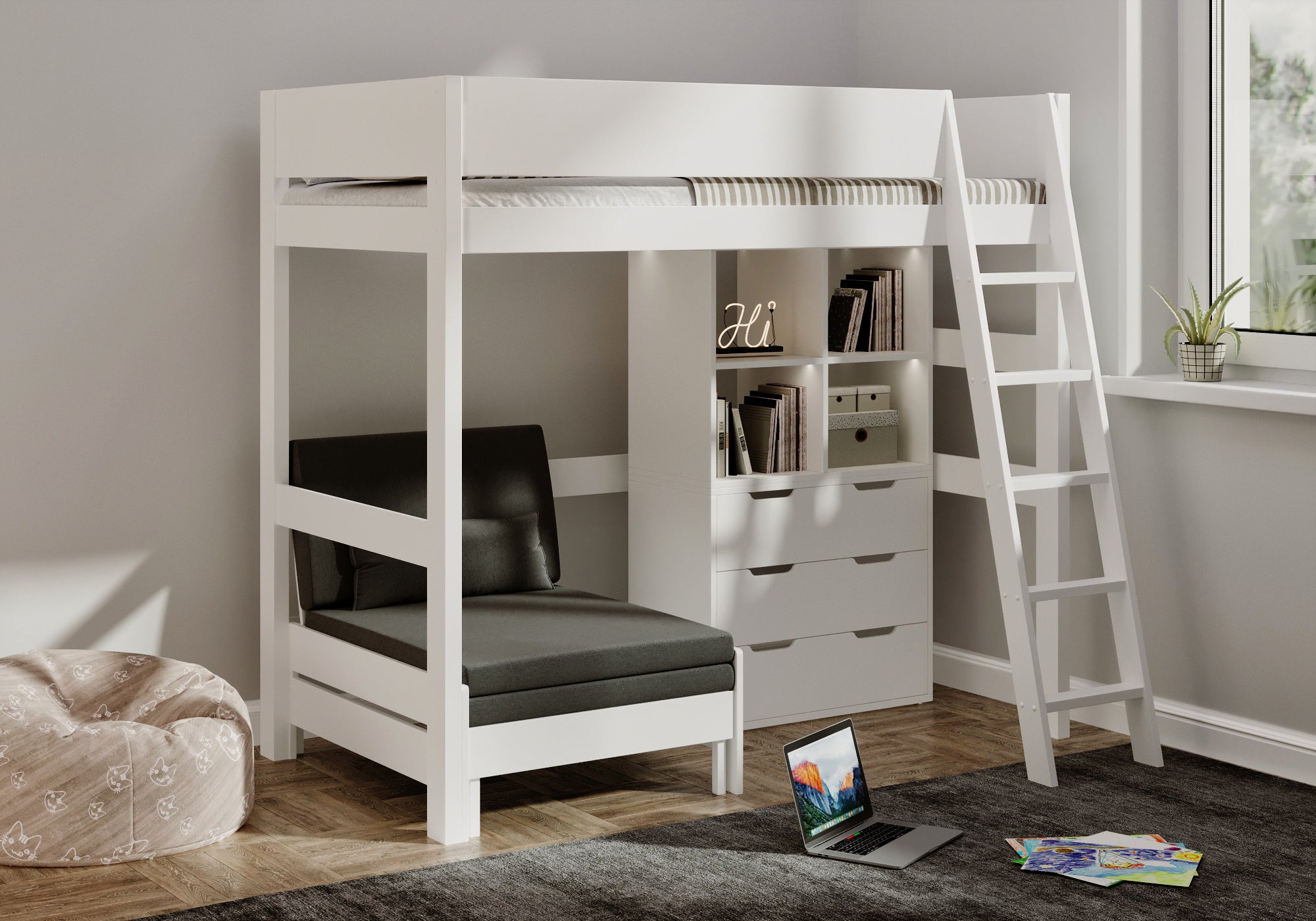 eton-highsleeper-with-study-sofa-bookshelf