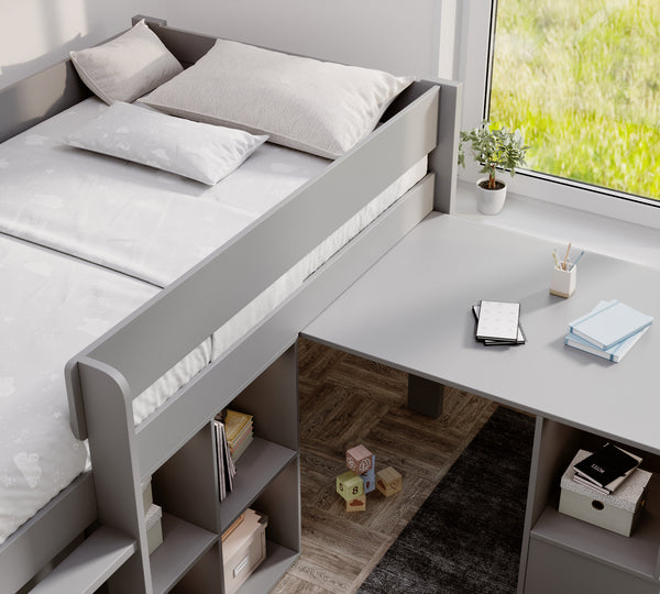 Winchester Solid Pine Storage Mid Sleeper