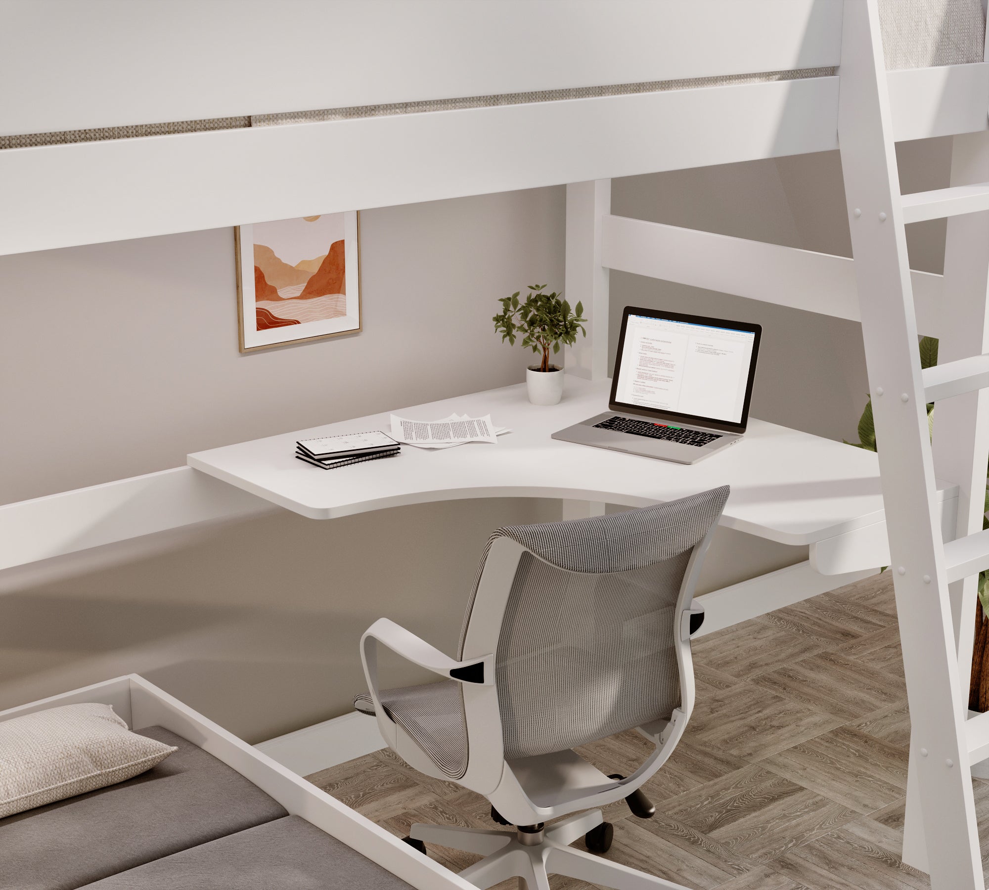 oxford-solid-pine-high-sleeper-with-desk-sofa-bed