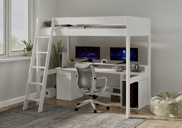 Elite Solid Wood Gaming High Sleeper