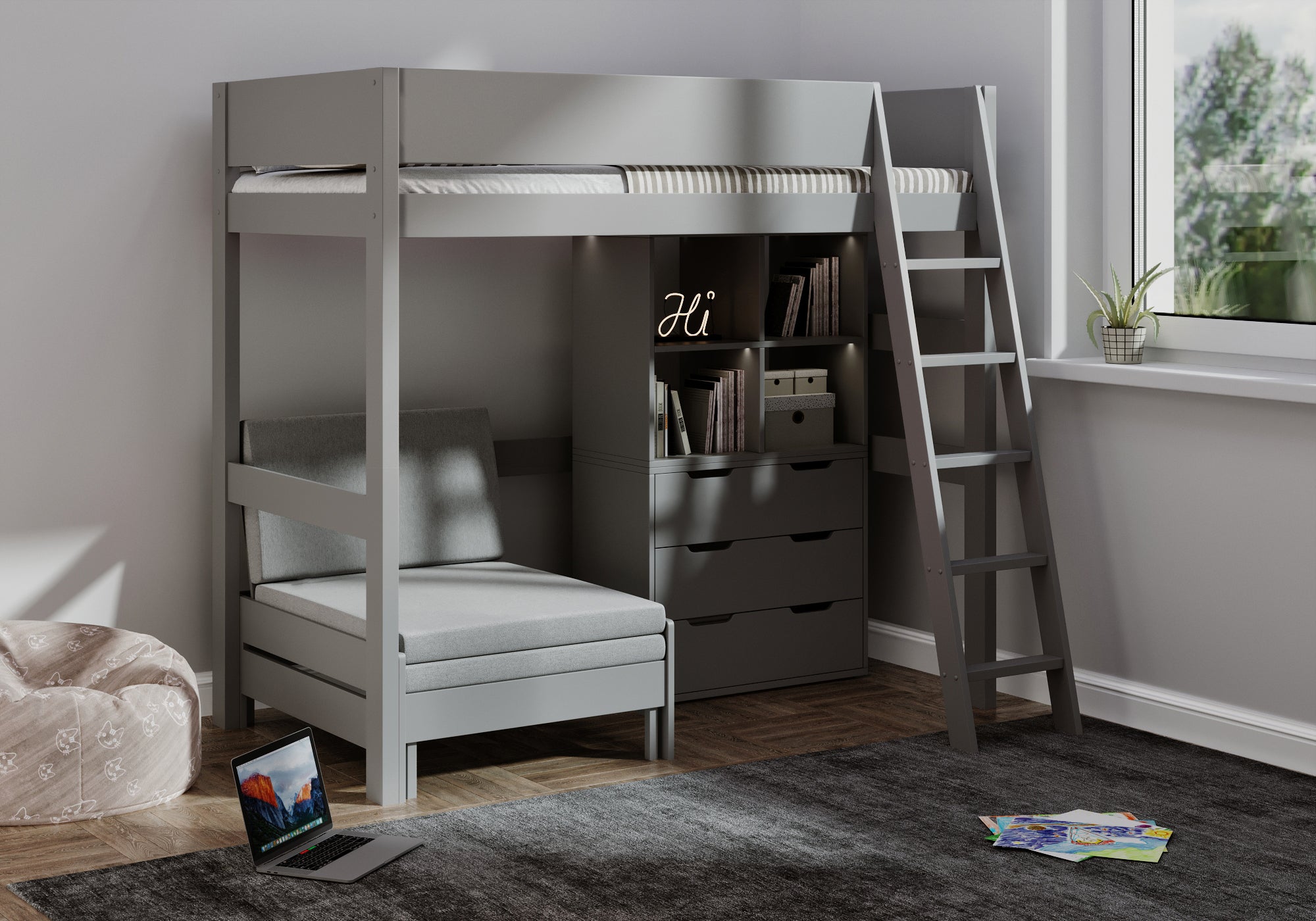 eton-highsleeper-with-study-sofa-bookshelf