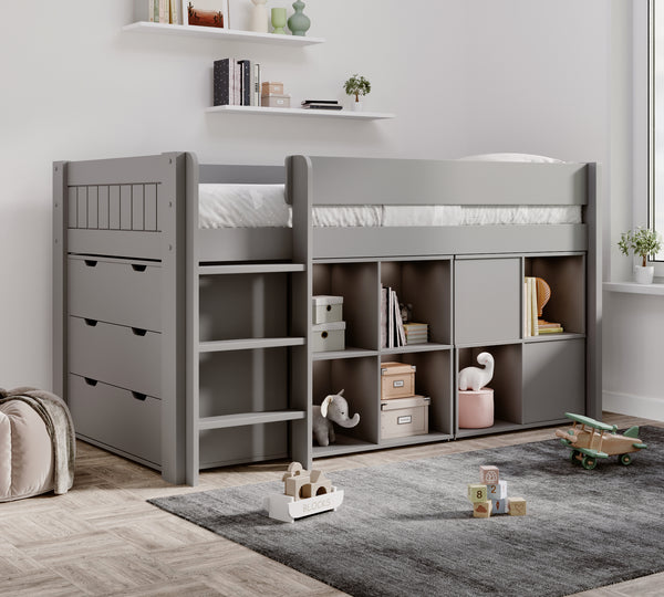 Winchester Solid Pine Storage Mid Sleeper