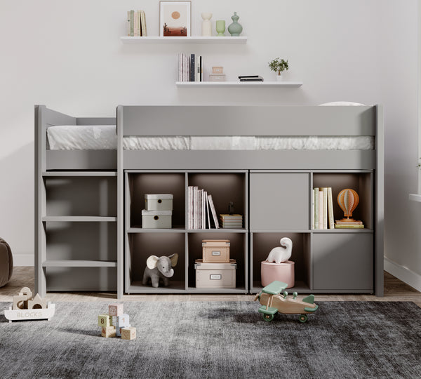 Winchester Solid Pine Storage Mid Sleeper