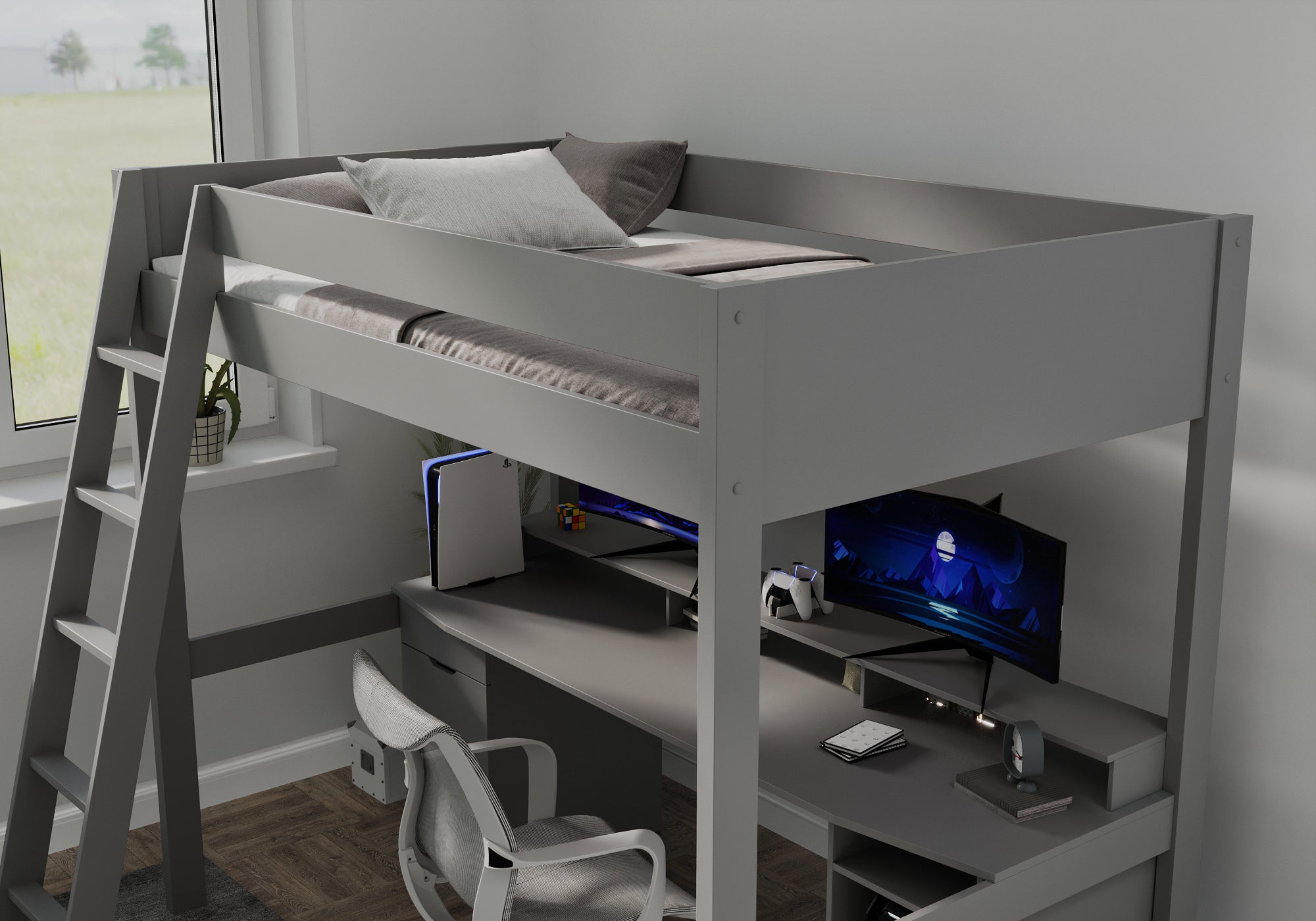 elite-solid-wood-gaming-high-sleeper