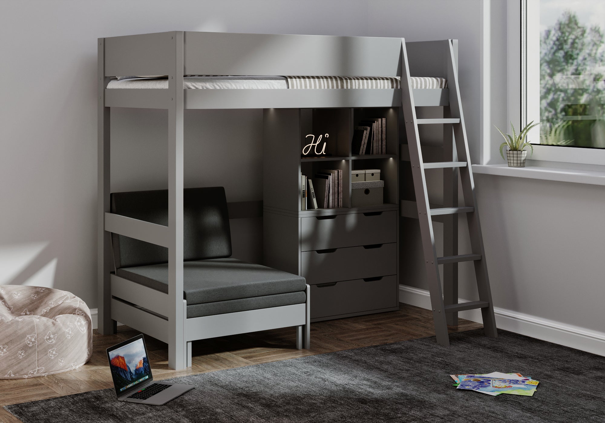 eton-highsleeper-with-study-sofa-bookshelf