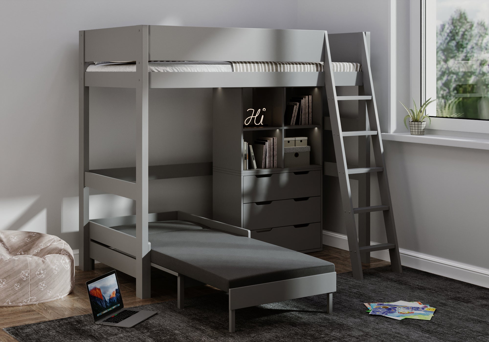 eton-highsleeper-with-study-sofa-bookshelf