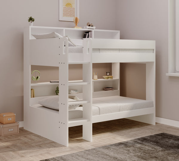 Henley Storage Bunk Bed with Shelves