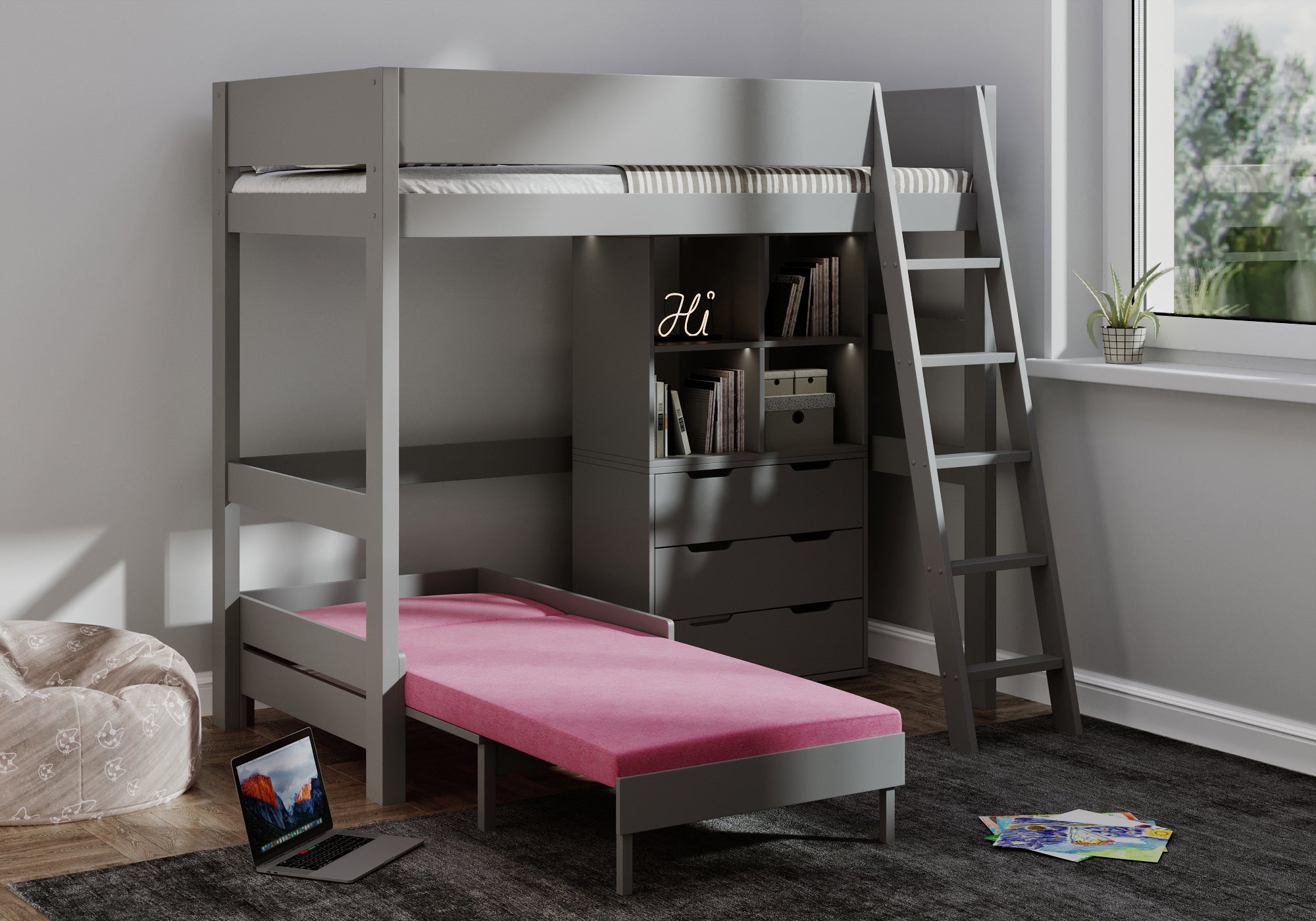 eton-highsleeper-with-study-sofa-bookshelf