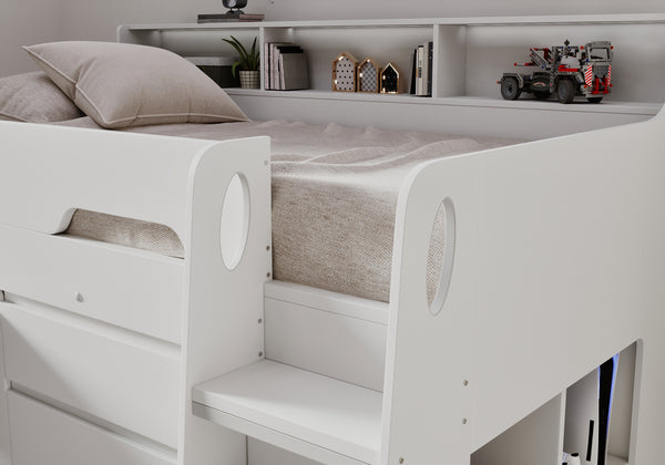 Phoenix Storage Mid Sleeper Cabin Bed
