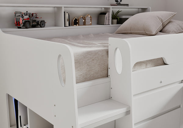 Phoenix Storage Mid Sleeper Cabin Bed