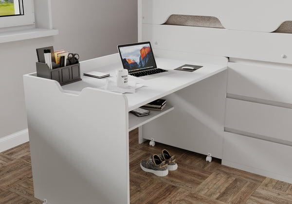 Phoenix Storage Mid Sleeper Cabin Bed