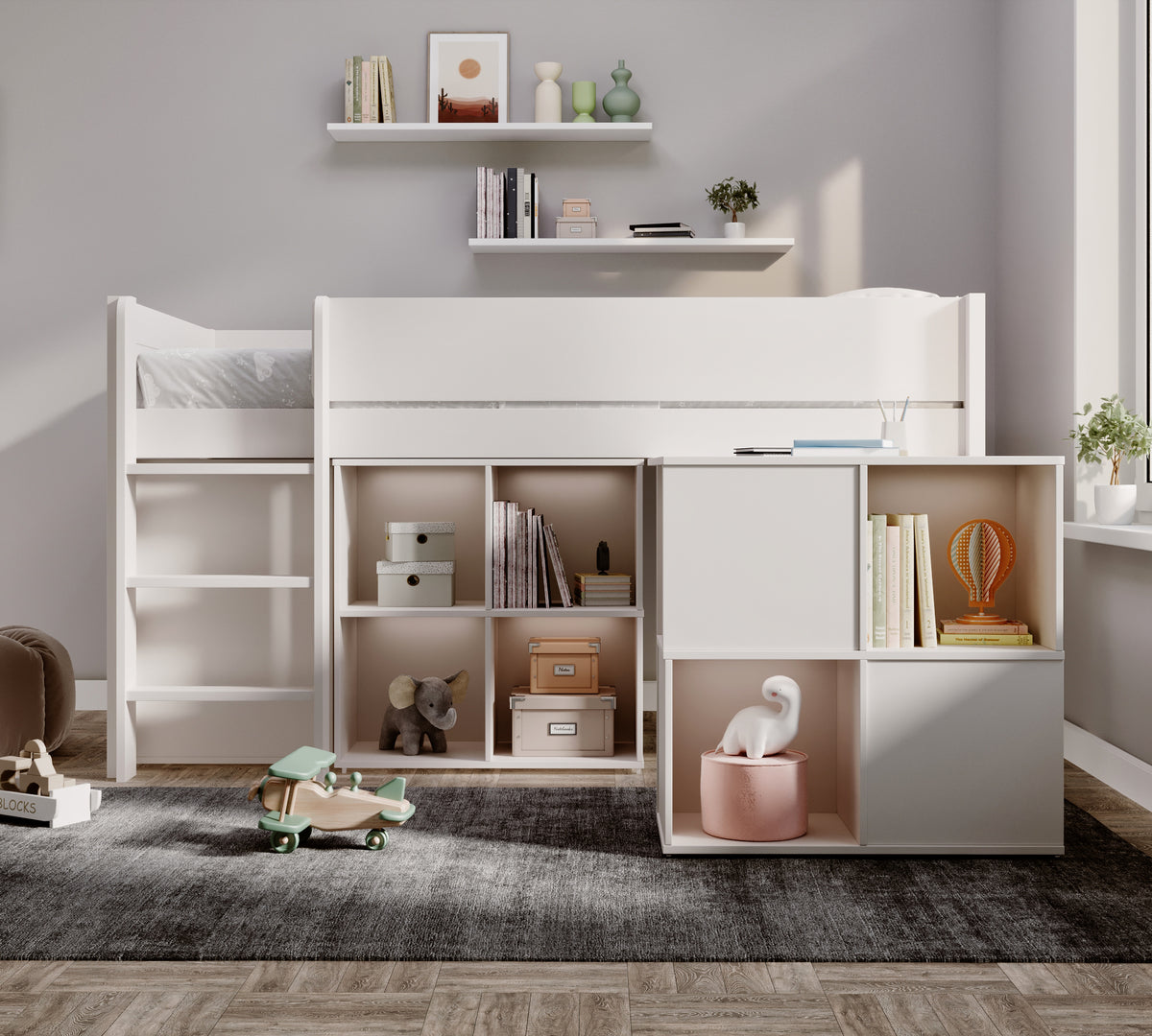 winchester-solid-pine-mid-sleeper-with-storage-desk