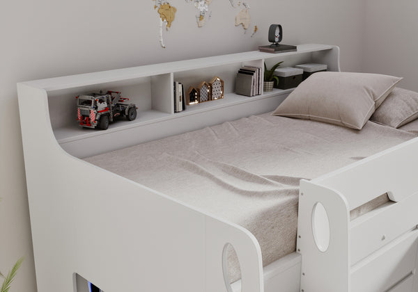 Phoenix Storage Mid Sleeper Cabin Bed