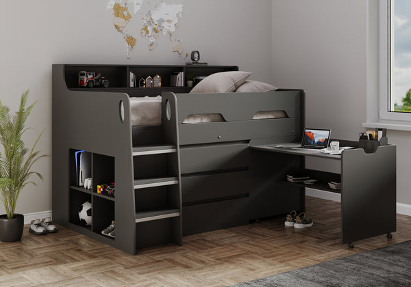 Phoenix Storage Mid Sleeper Cabin Bed