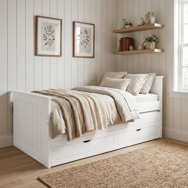 Brancaster Captains Guest Bed with Trundle & Storage