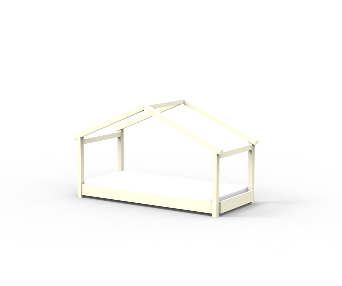 Mathy by Bols Star Light House Bed in Beige Ivory
