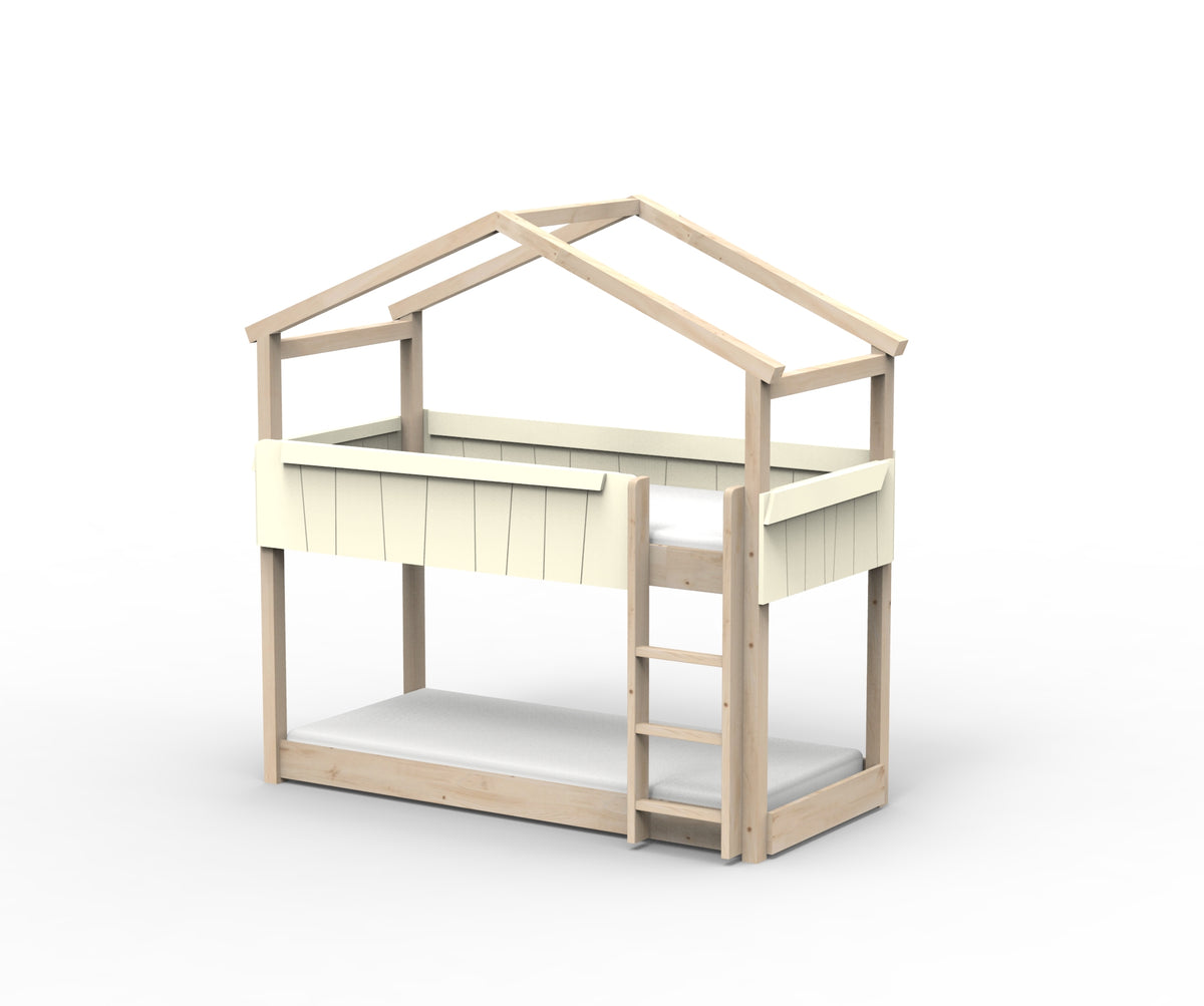Mathy by Bols Star Light House Bunk Bed in Beige Ivory