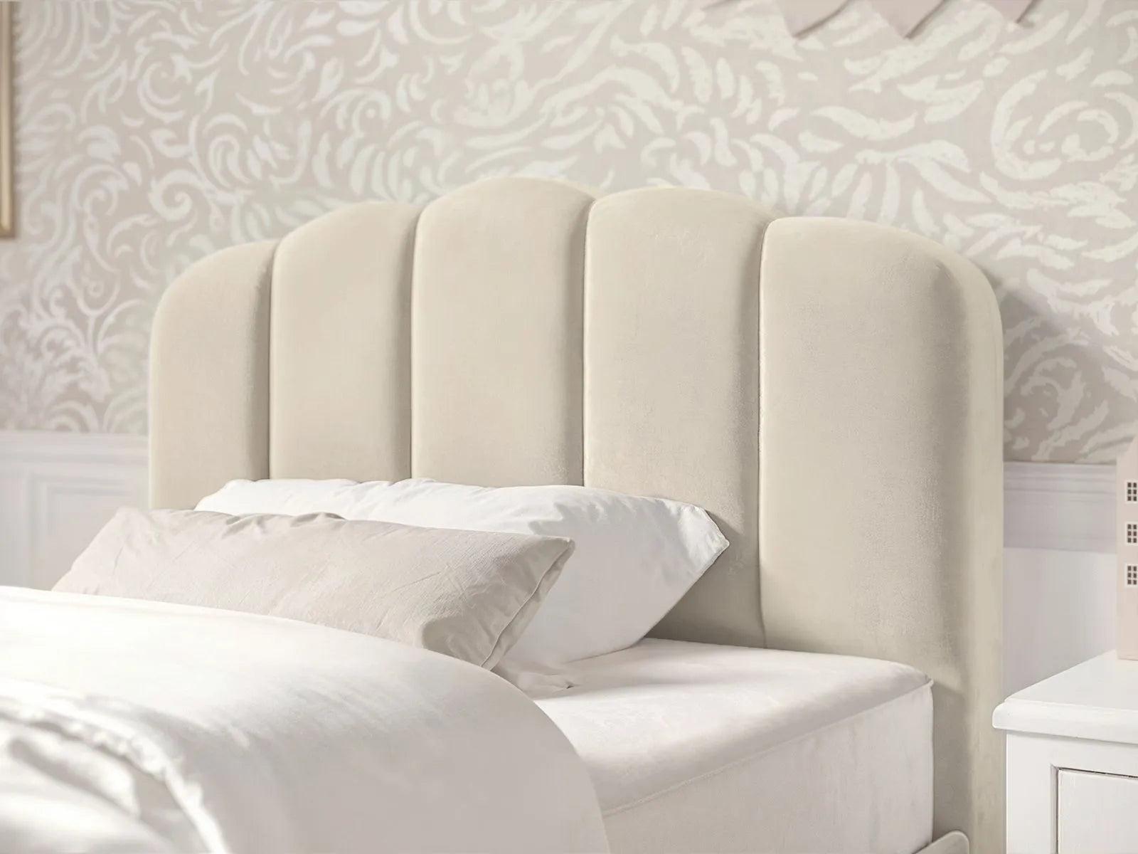scallop-velvet-beige-bed-frame