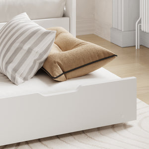 Serena White Guest Bed with Trundle