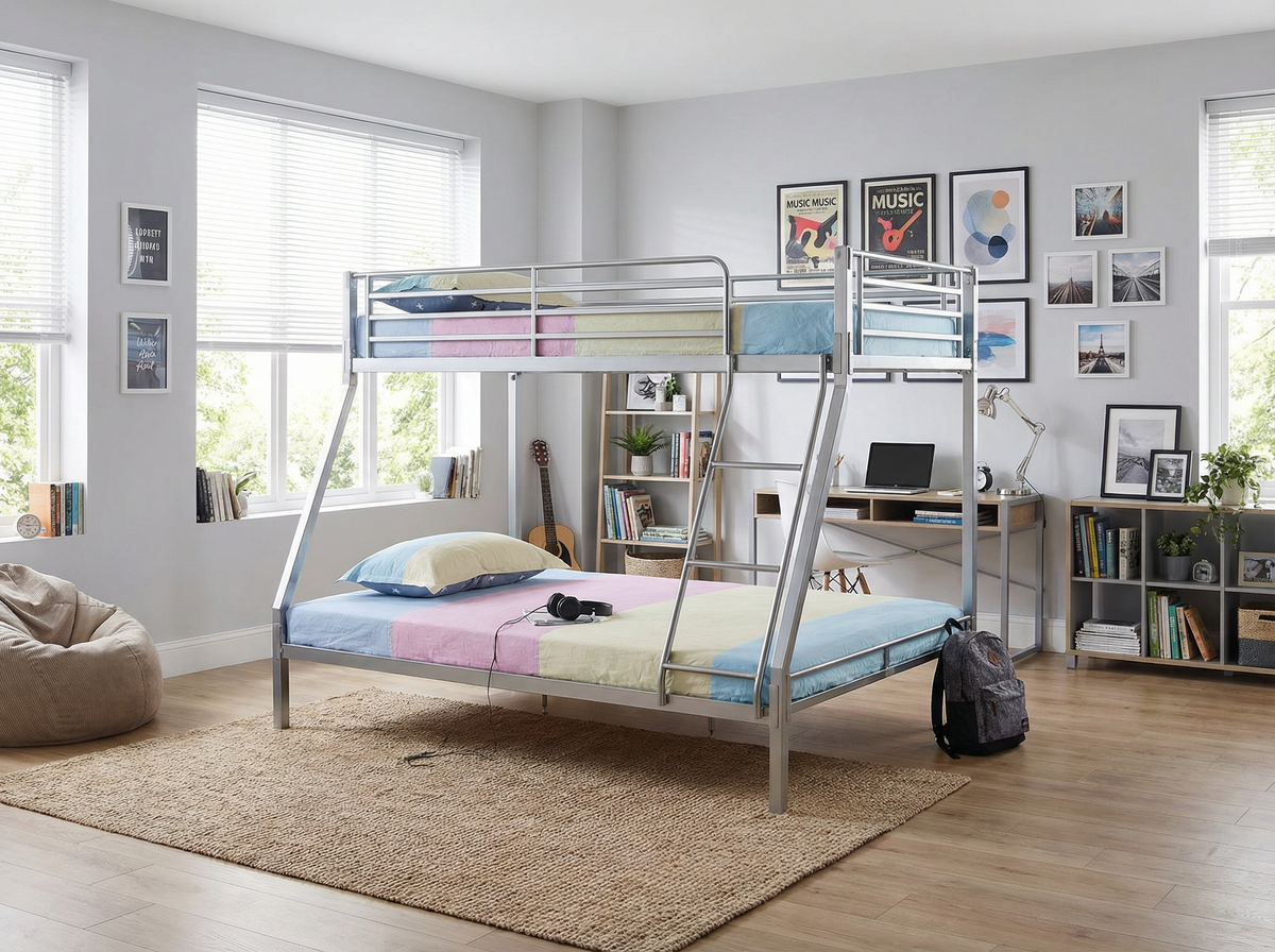 Skyline Metal Triple Bunk Bed