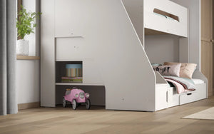 Slick Staircase Triple Bunk Bed