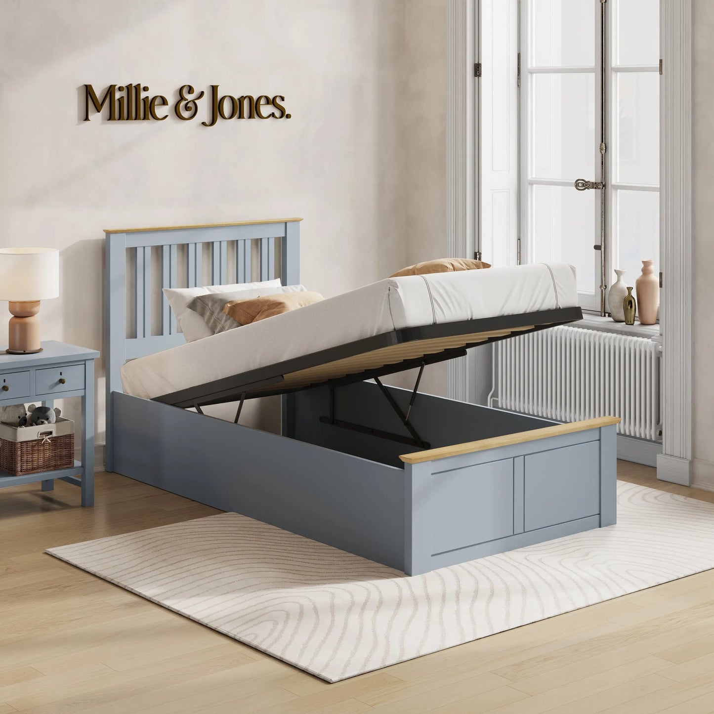 Solis Ottoman Single Bed