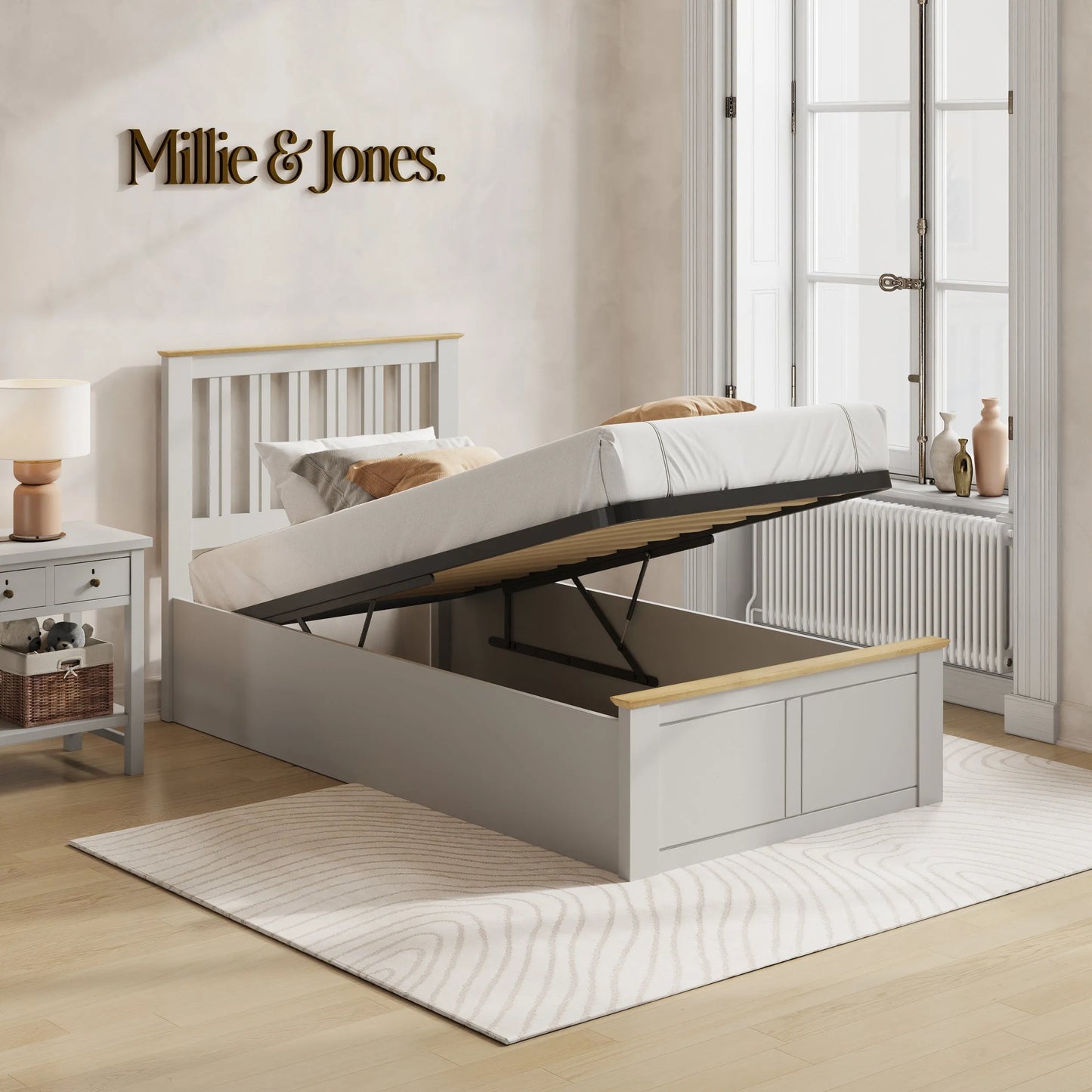 Solis Ottoman Single Bed