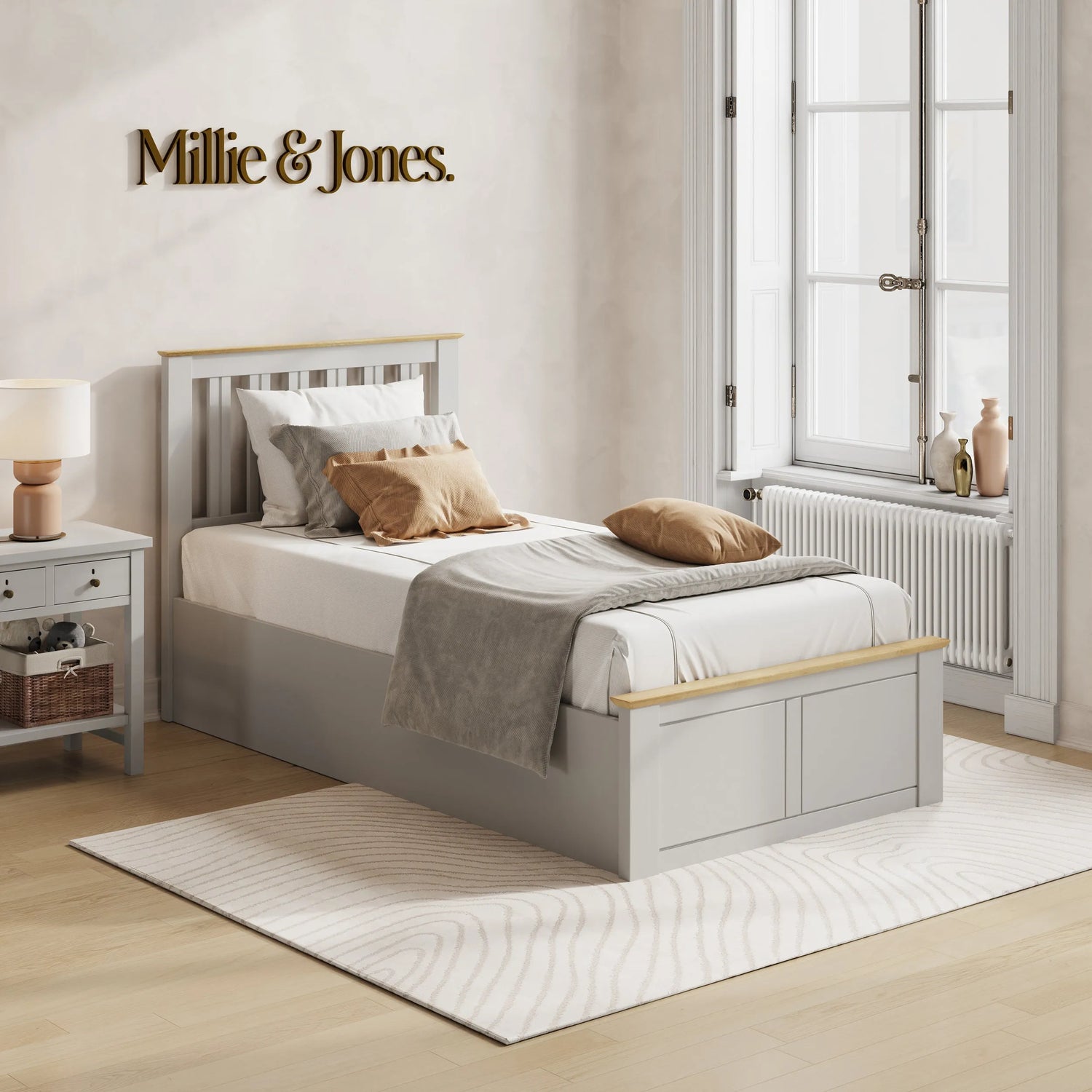 Solis Ottoman Single Bed