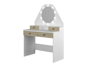 Star Vanity Table Oak/White