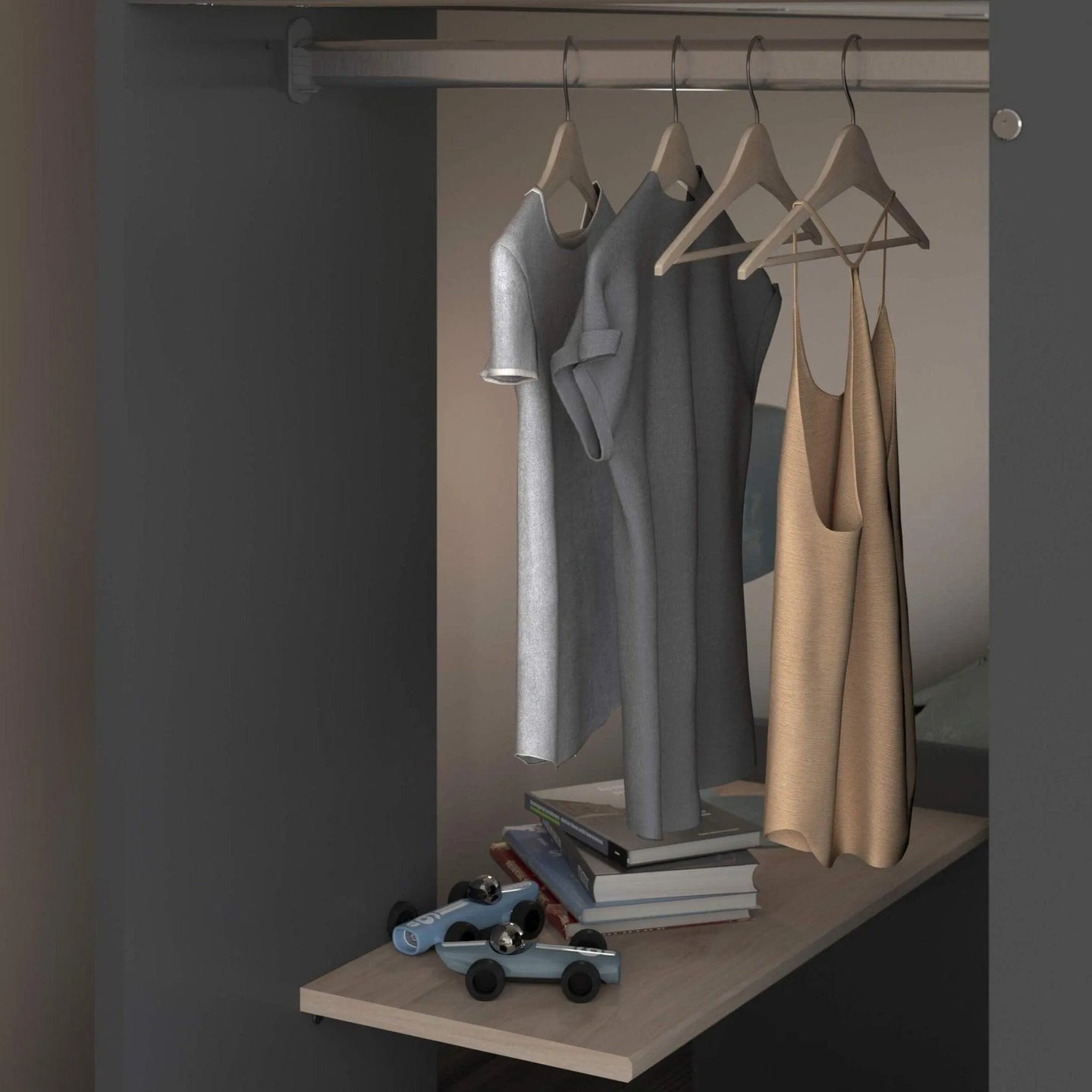 Stim Bunk Bed - Drawers, Wardrobe & Shelves