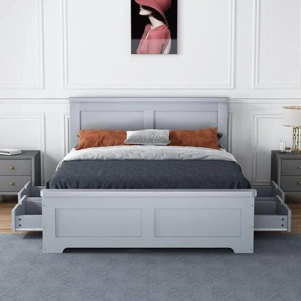 StowWell 4 Drawer Double Bed Frame
