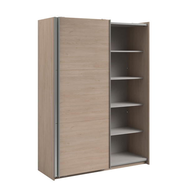 Swing Oak Mirrored Wardrobe