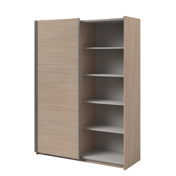 Swing Oak Mirrored Wardrobe