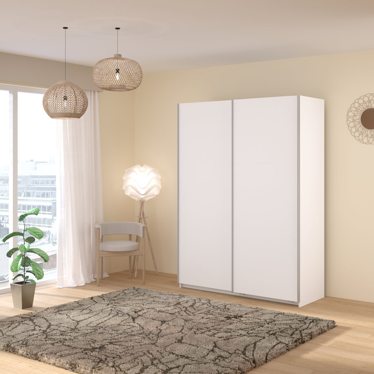Swing White Wardrobe