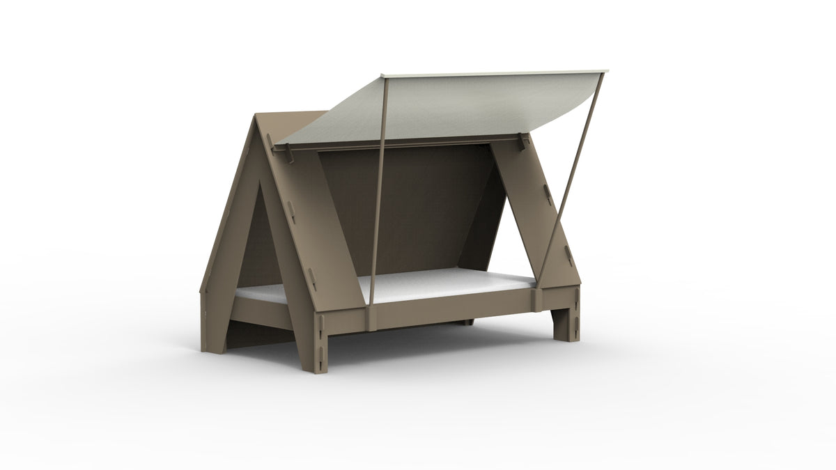 Mathy by Bols Tent Bed in Linen