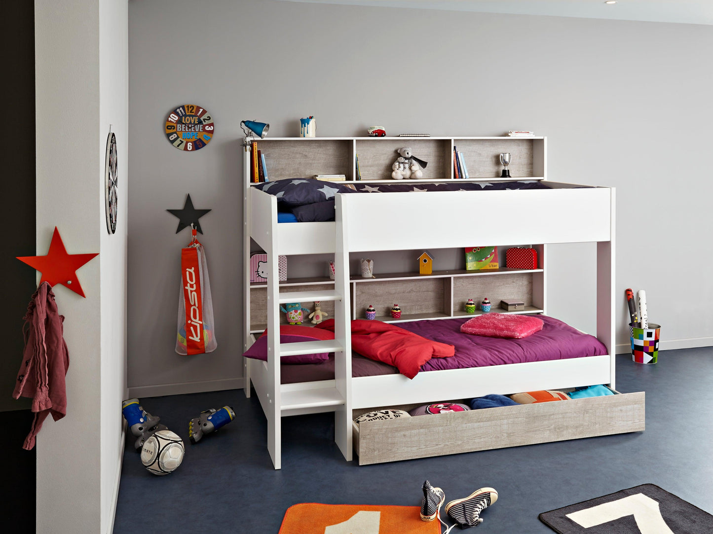 The Tam Tam Bunk Bed - Optional Drawers Underneath - Millie & Jones