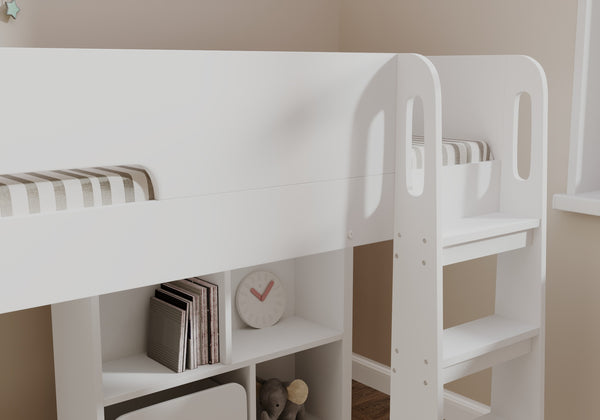 Tenby Mid Sleeper with Desk & Storage