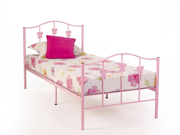 The Annabelle Metal Butterfly Bed