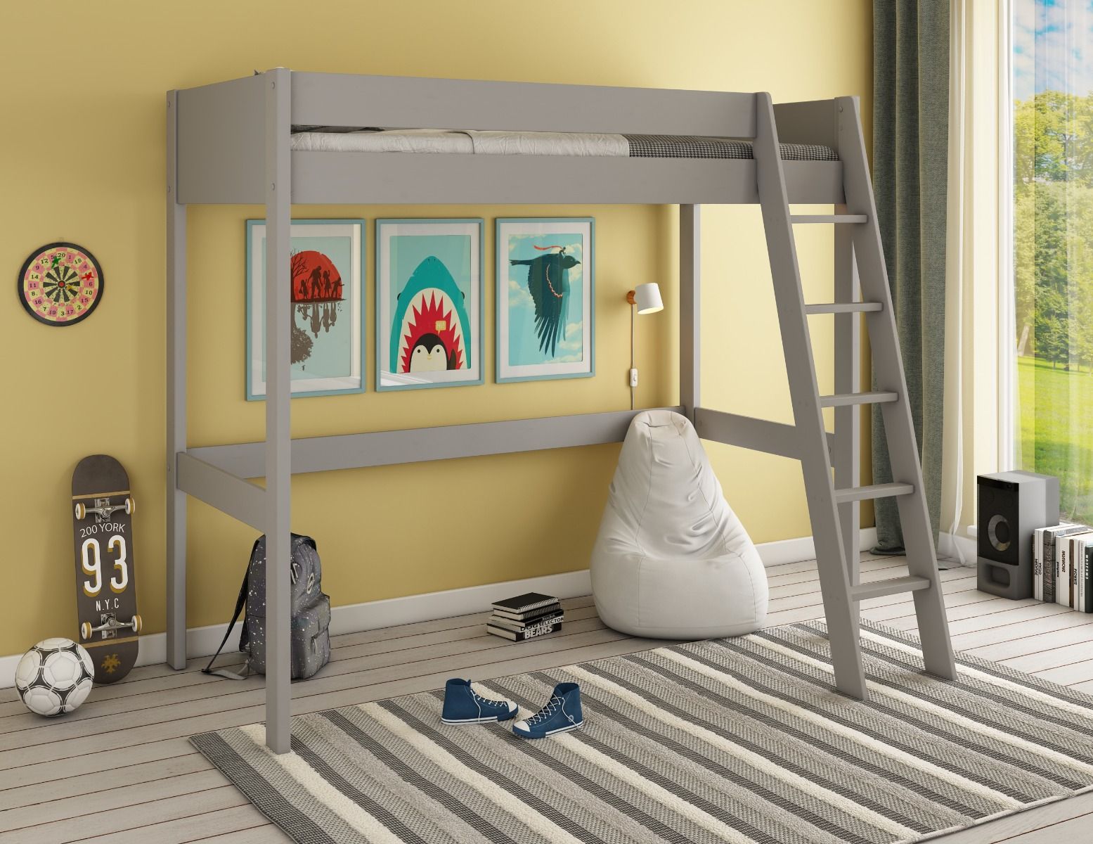 titan-solid-wood-highsleeper-frame