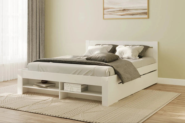 Tokyo Double Storage Bed + Deluxe Pocket Sprung Mattress Bundle