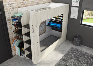 Trasman Loft Pod Gaming High sleeper with Pull-out Sofa (single)