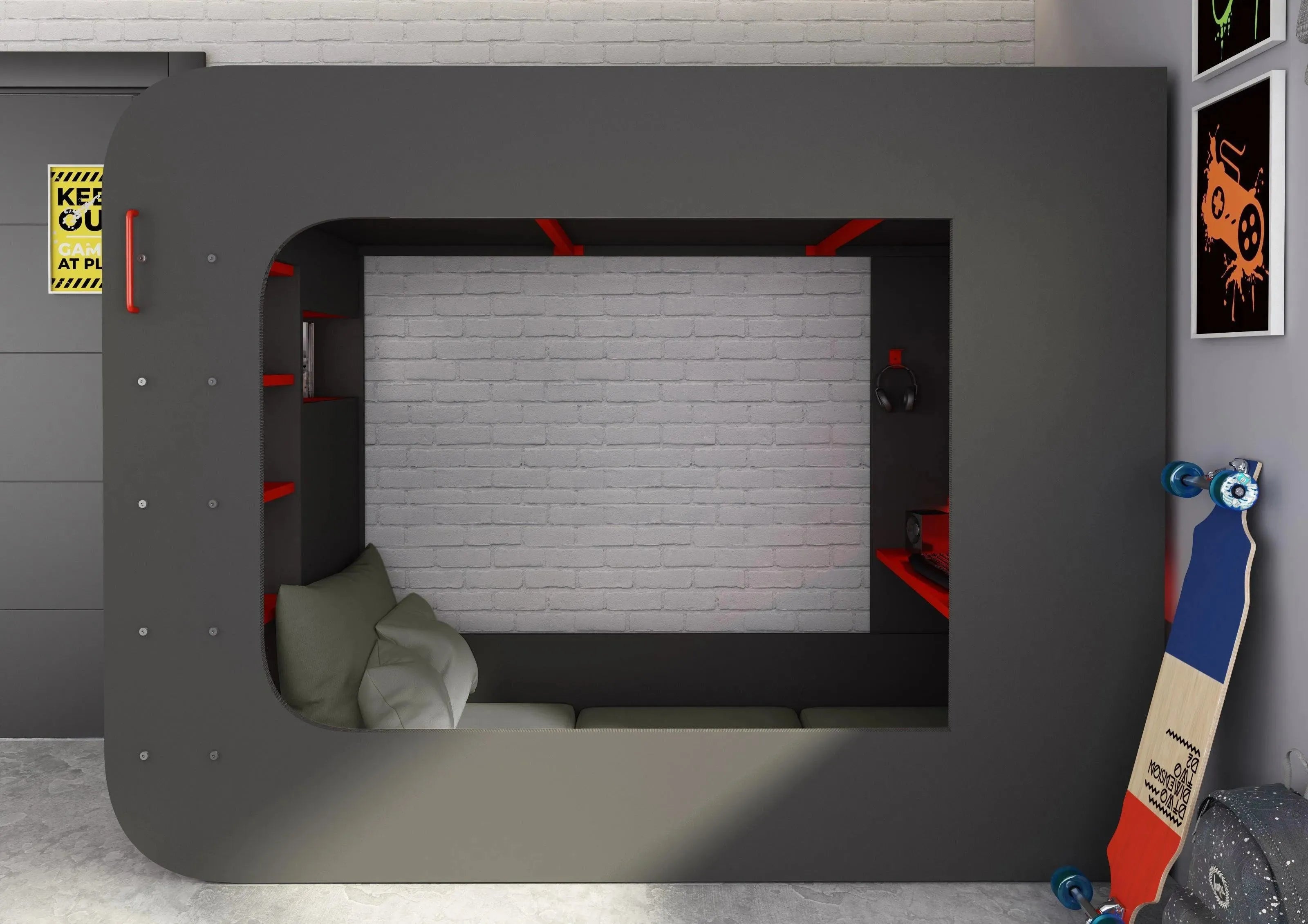 trasman-loft-pod-gaming-high-sleeper-with-pull-out-sofa-single