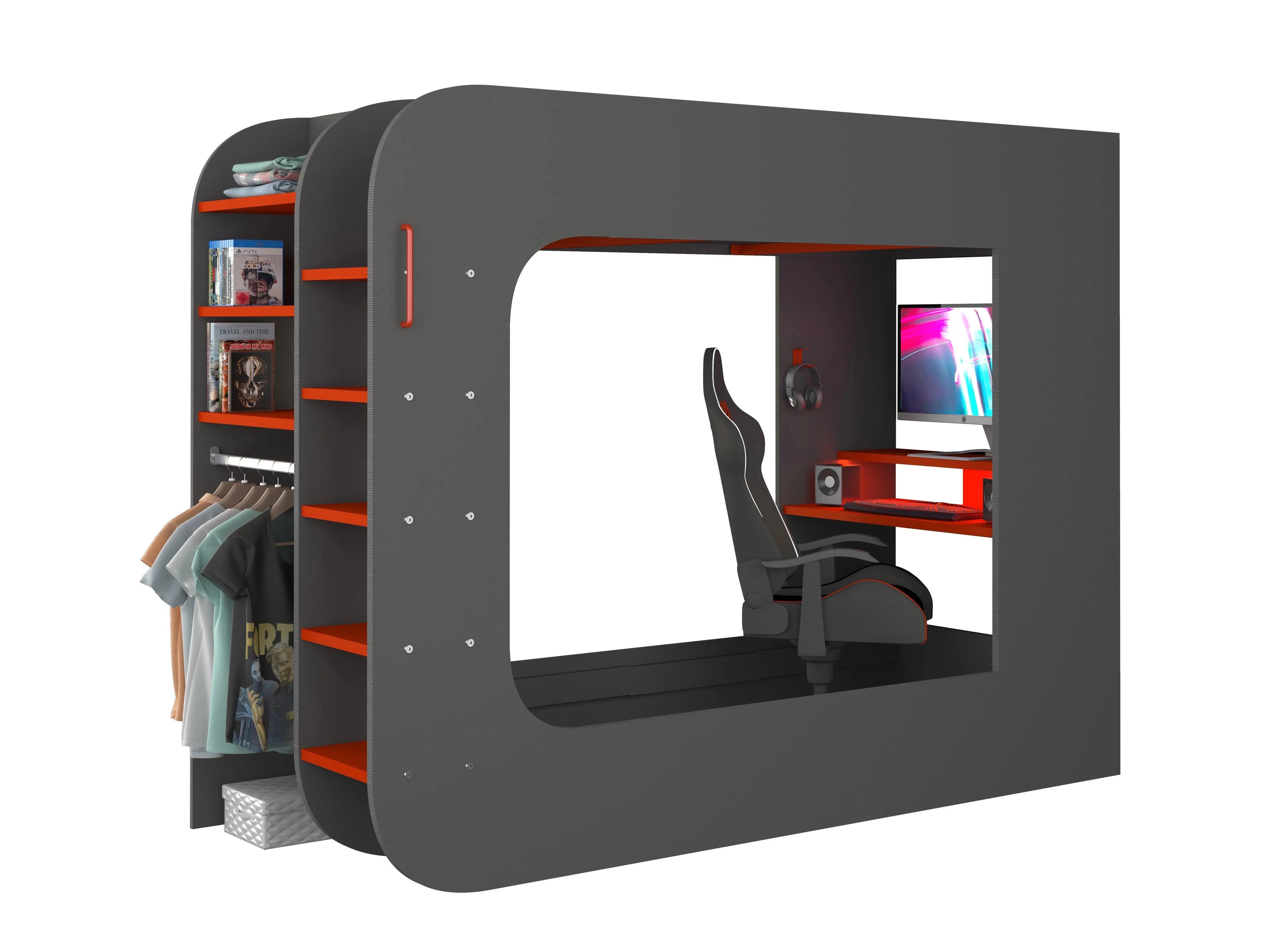 trasman-loft-pod-gaming-high-sleeper-with-pull-out-sofa-single