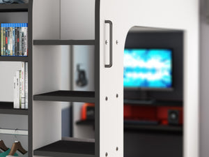 Trasman Loft Pod Gaming High sleeper with Pull-out Sofa (single)