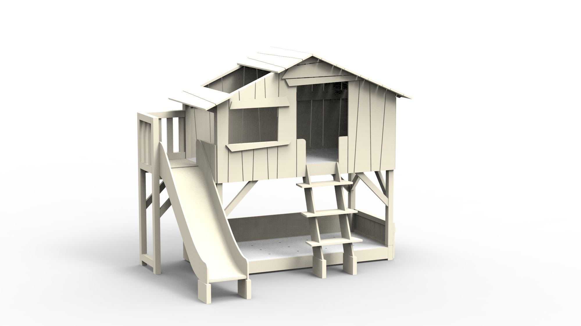 treehouse-bunk-bed-with-platform-and-slide