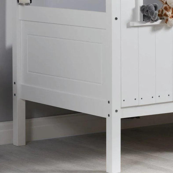 Treehouse Wooden White Toddler Bed